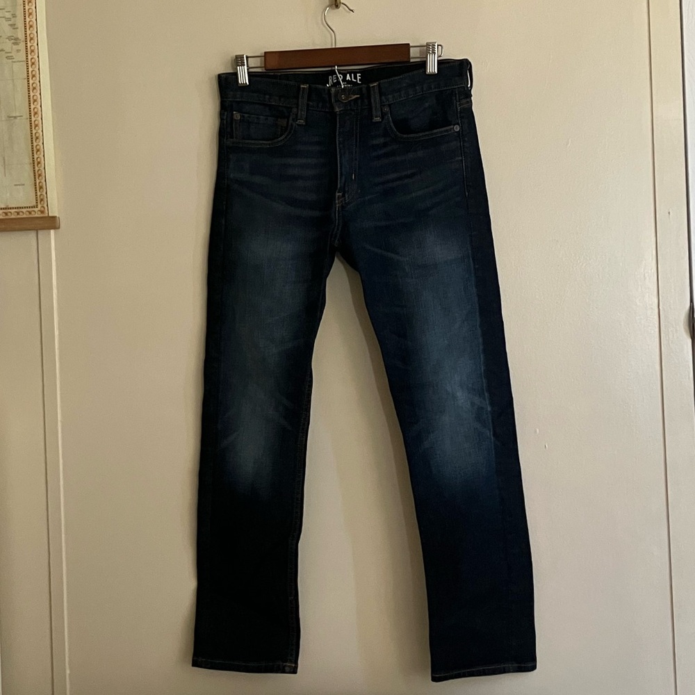 Red Ale Dark Blue Jeans